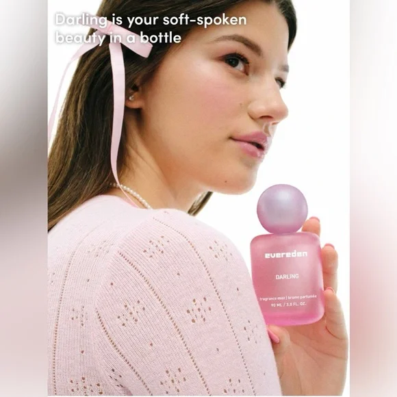 Evereden Darling Fragrance Mist Hair & Body New Pink Full Size 3.0 Fl. Oz. OS - Picture 3 of 17